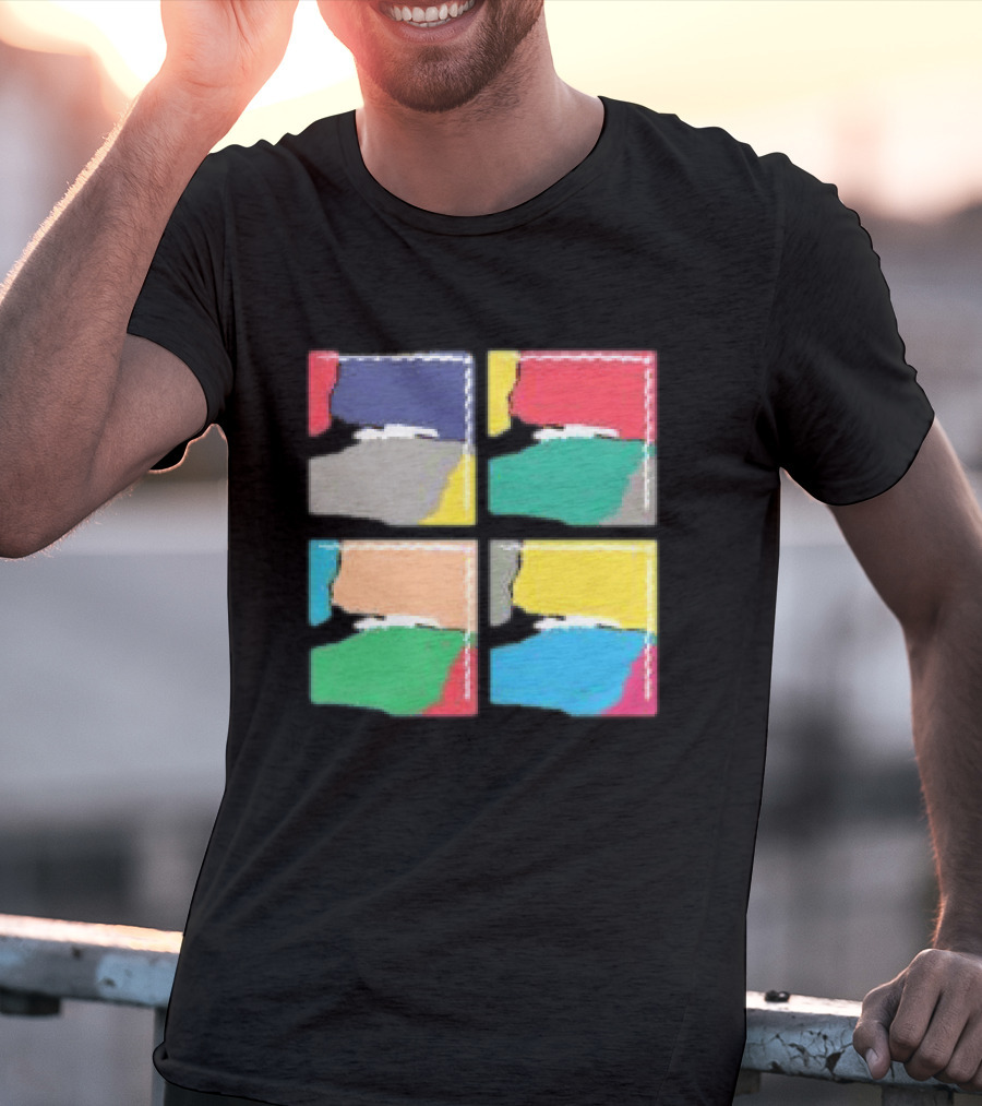 Genesis Abacab 45th Anniversary Multicolor Blocks T-Shirt