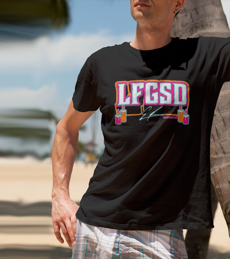 LFGSD Ethan Salas Signature Candles T-Shirt