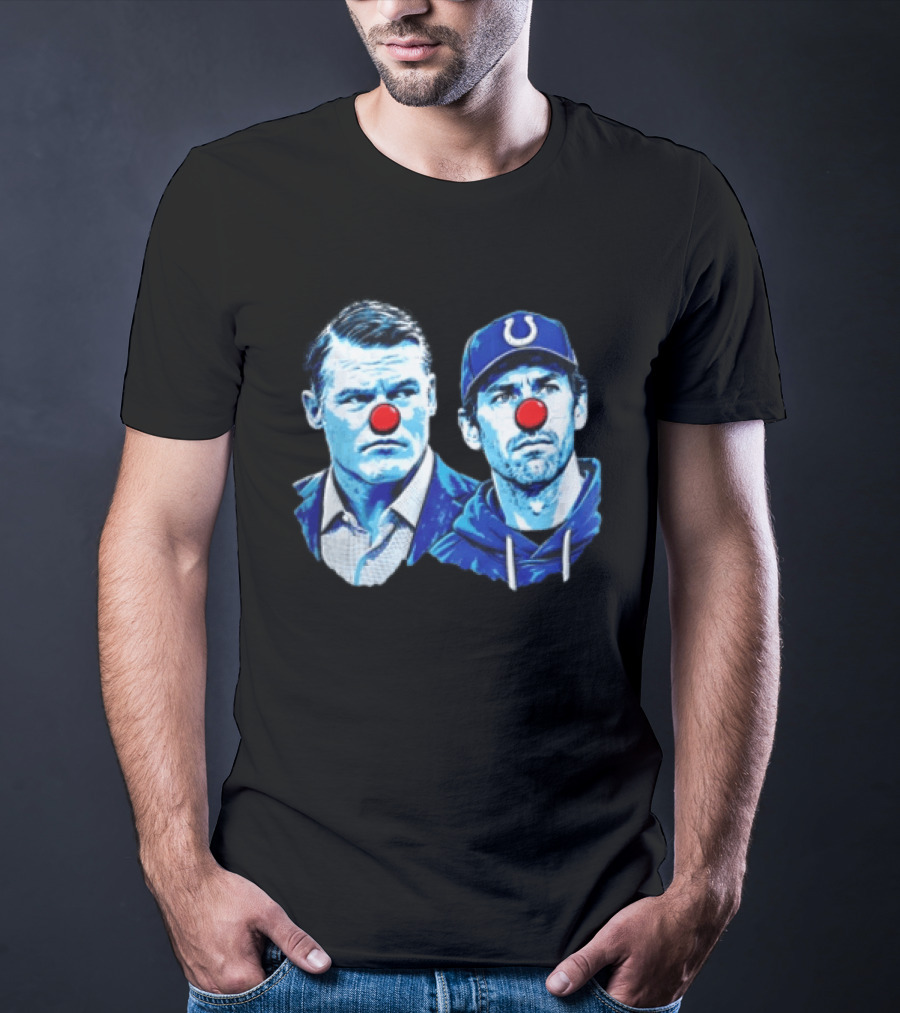 Indianapolis Colts Matt Ryan Red Clown Noses Two Men T-Shirt