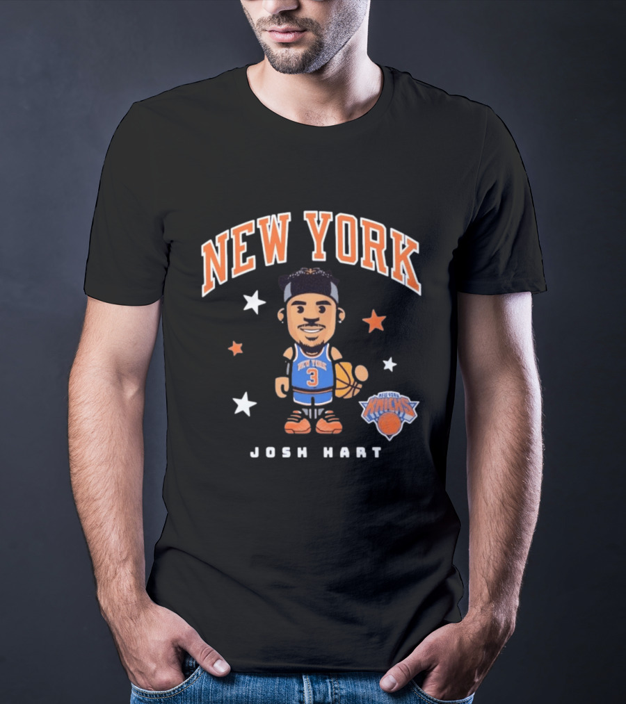 New York Knicks Josh Hart No 3 Basketball T-Shirt
