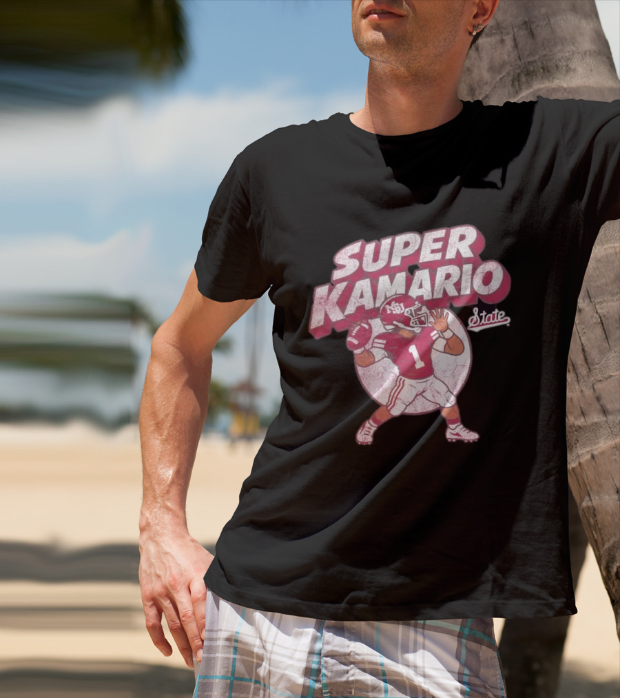 Super KaMario State No 1 Mississippi Bulldogs Football T-Shirt