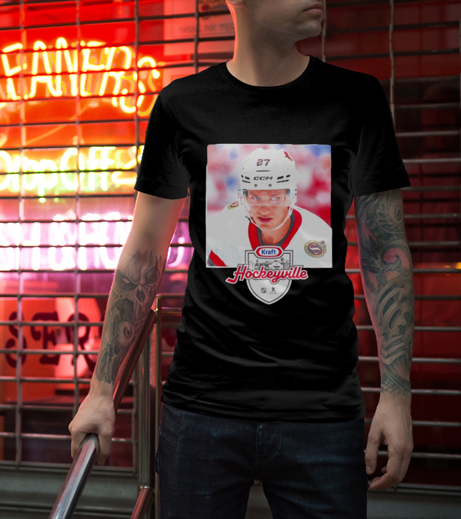 Ottawa Senators 27 Kraft Hockeyville CCM T-Shirt
