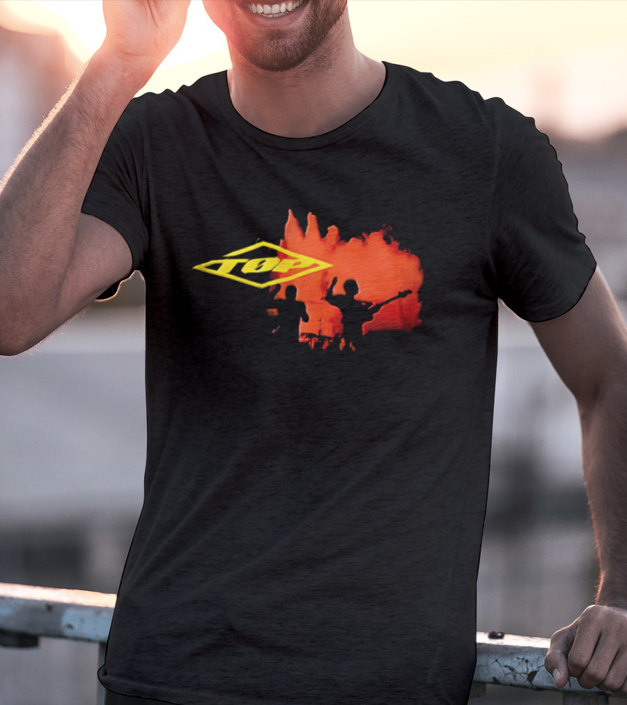 Twenty One Pilots Top Logo Red Splash T-Shirt