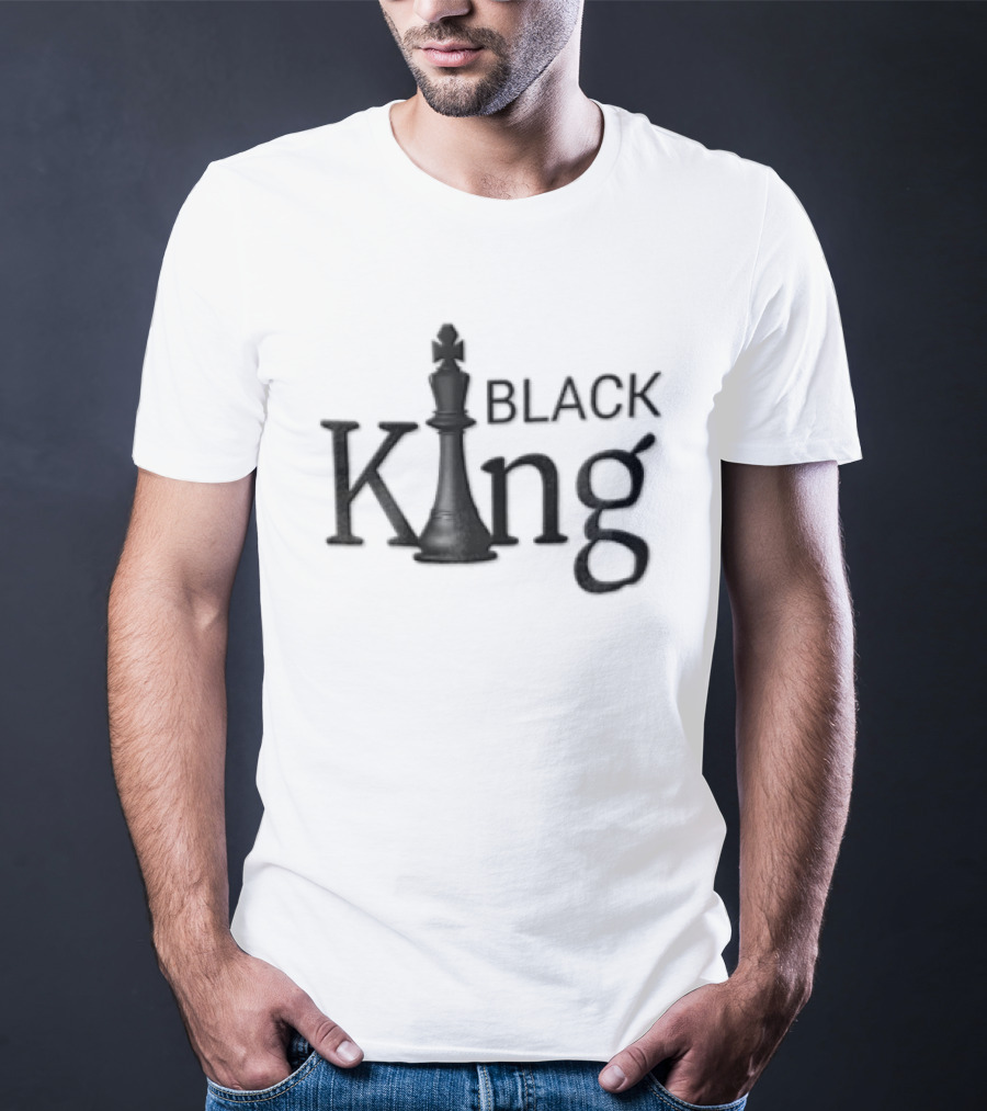 Black King Chess Piece T-Shirt