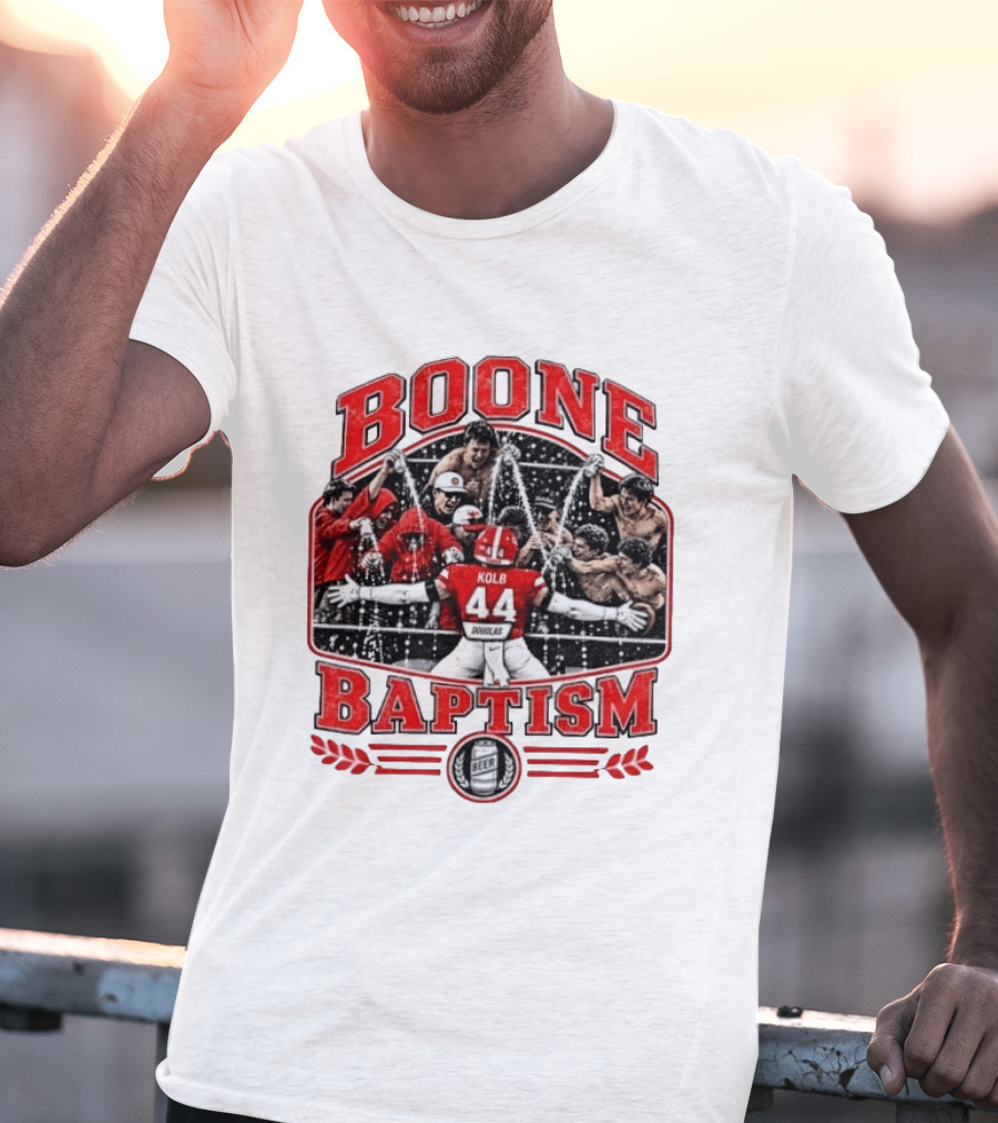 Oklahoma State Cowboys Boone Baptism Kolb 44 Football Celebration Team Spirit T-Shirt