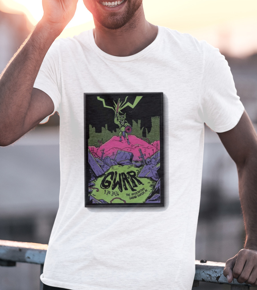 Gwar 9 20 2026 The Intersection Grand Rapids MI T-Shirt