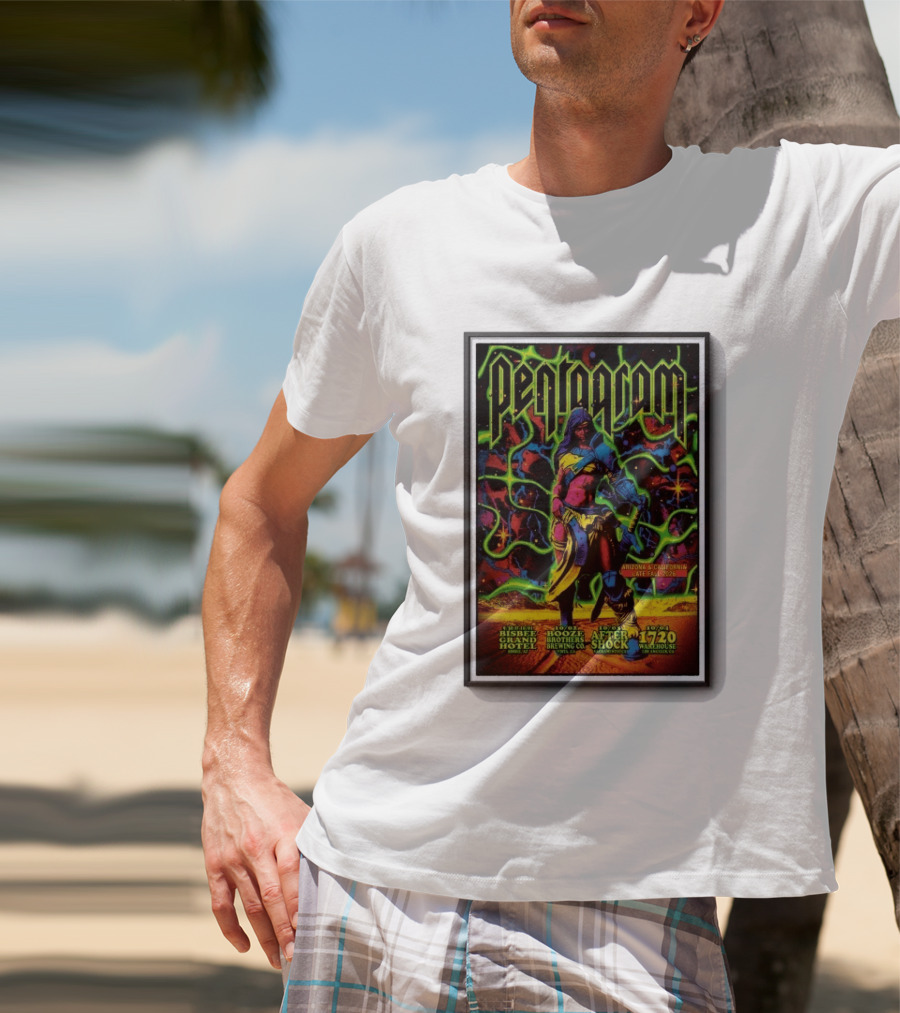 Pentagram Arizona California Late Fall 2026 Bisbee Grand Hotel Brothers Brewing Co After Shock Warehouse T-Shirt