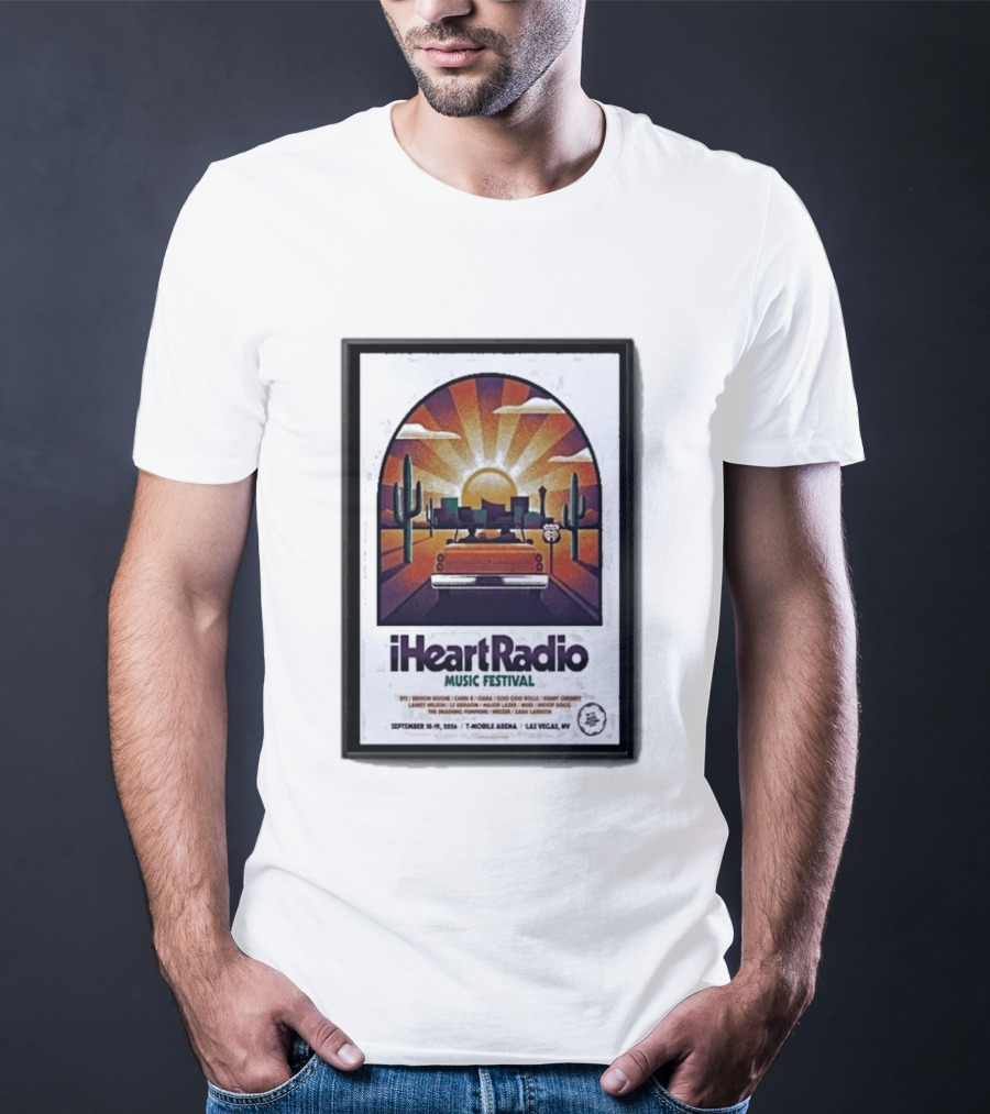 IHeartRadio Music Festival 2026 Mobile Arena Las Vegas Lineup Brandon Boone Ciara Goo Goo Dolls Heart Cherry Levent EloH Kush Tara Harrison Dodg T-Shirt