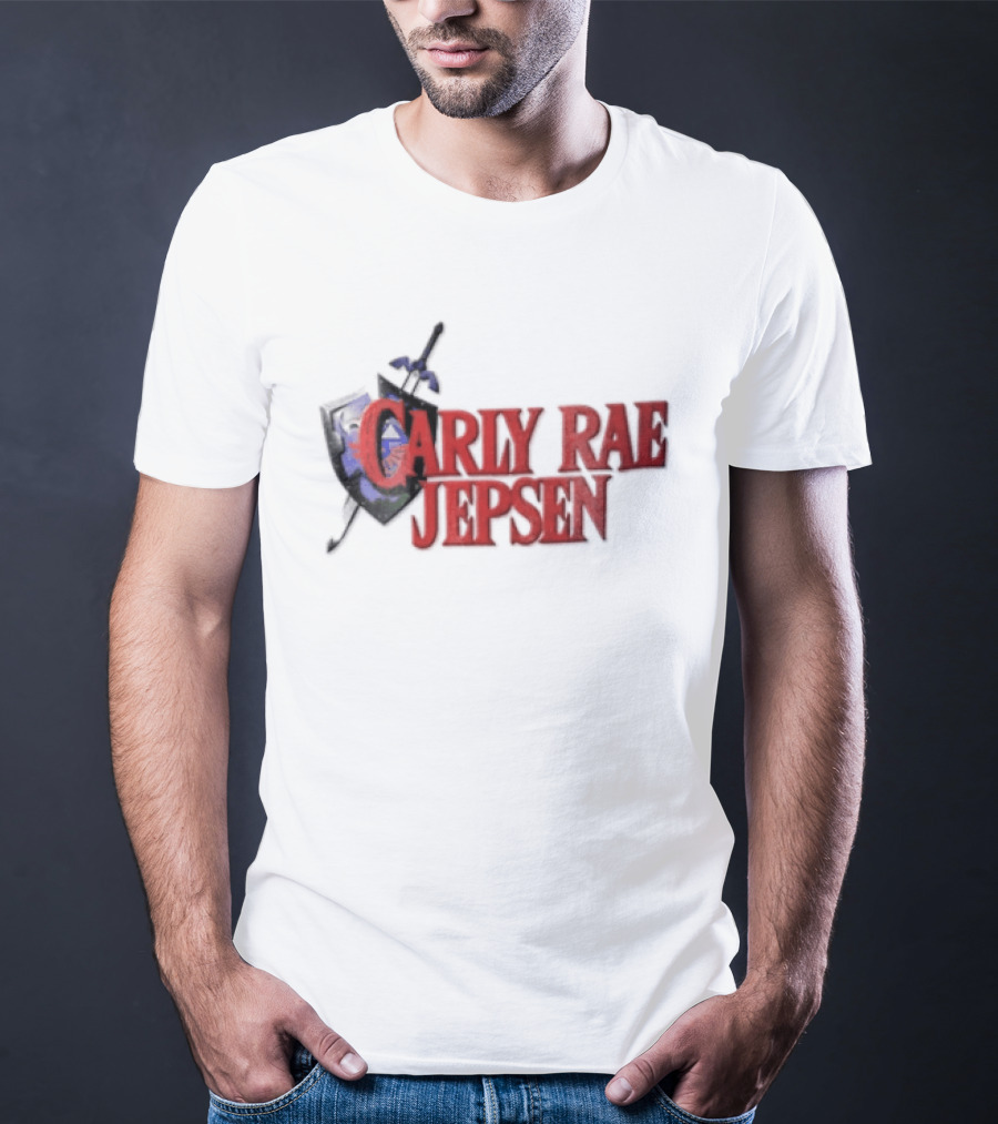 Carly Rae Jepsen The Legend Of Zelda Parody Shield Sword T-Shirt