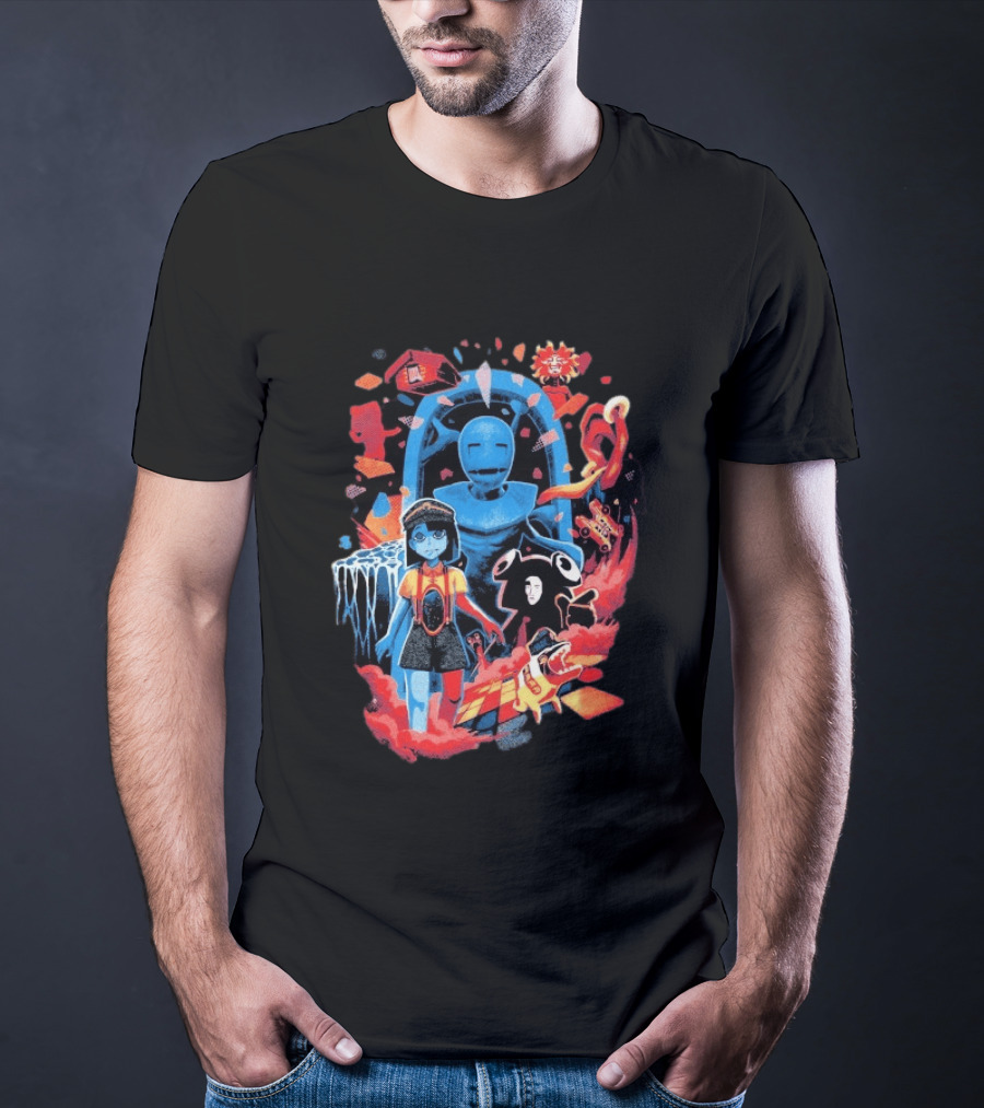 ENA Dream BBQ Lonely Door Character Art And Surreal T-Shirt