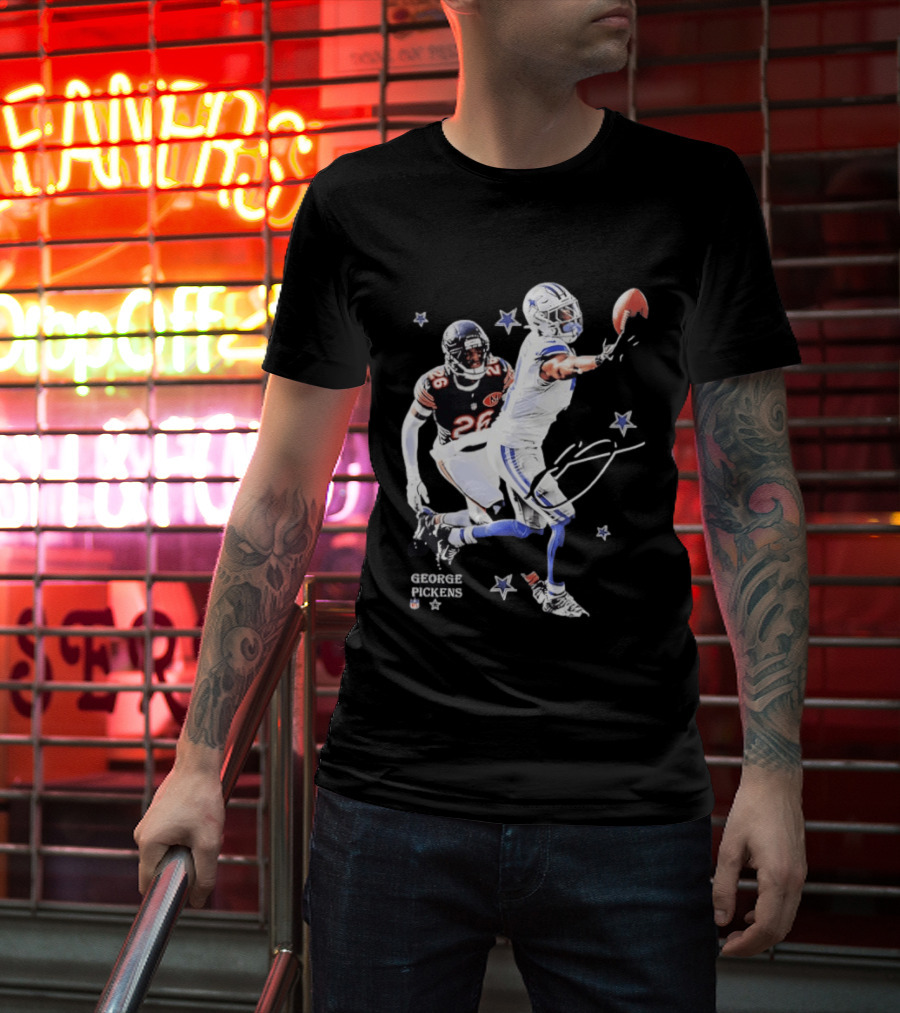 George Pickens NFL Action Dallas Cowboys Vs Chicago Bears Game Highlights T-Shirt