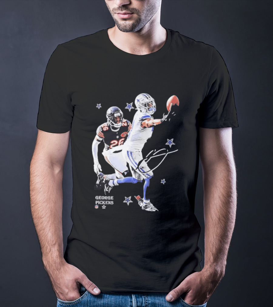 George Pickens NFL Action Dallas Cowboys Vs Chicago Bears Game Highlights T-Shirt