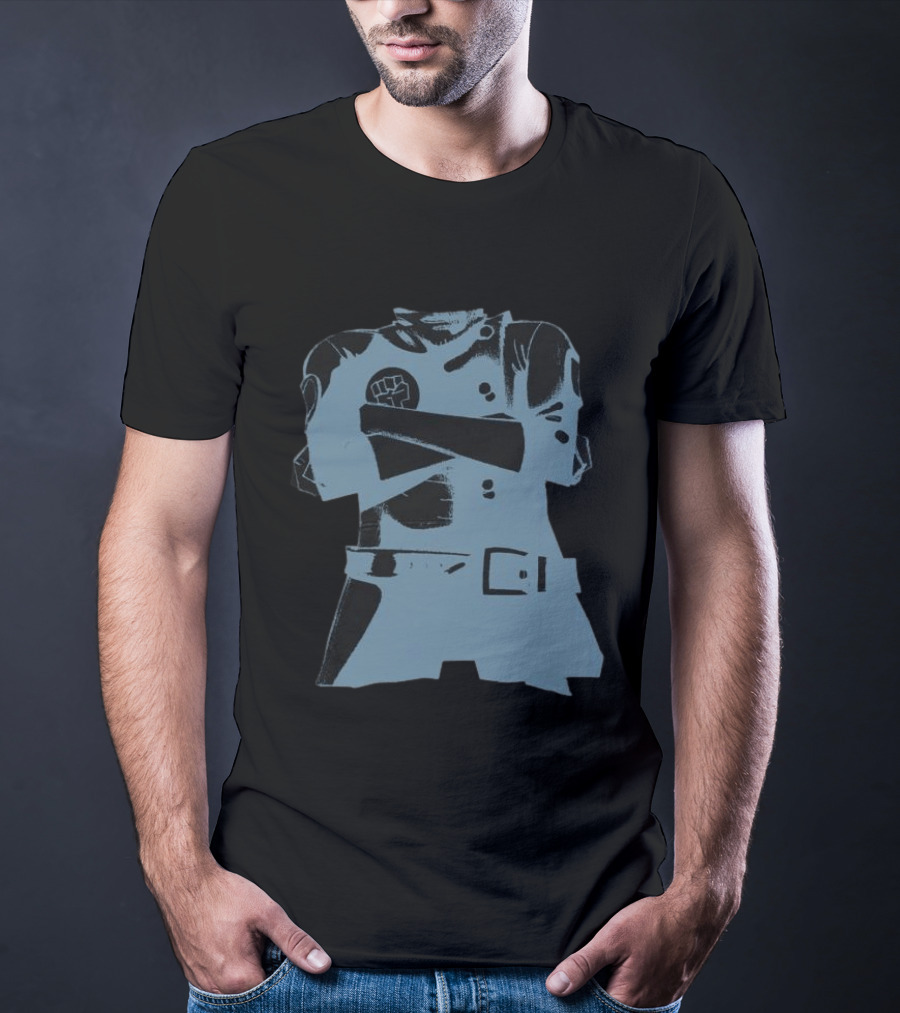 Gorillaz Store Stylo Hood Black Fist T-Shirt