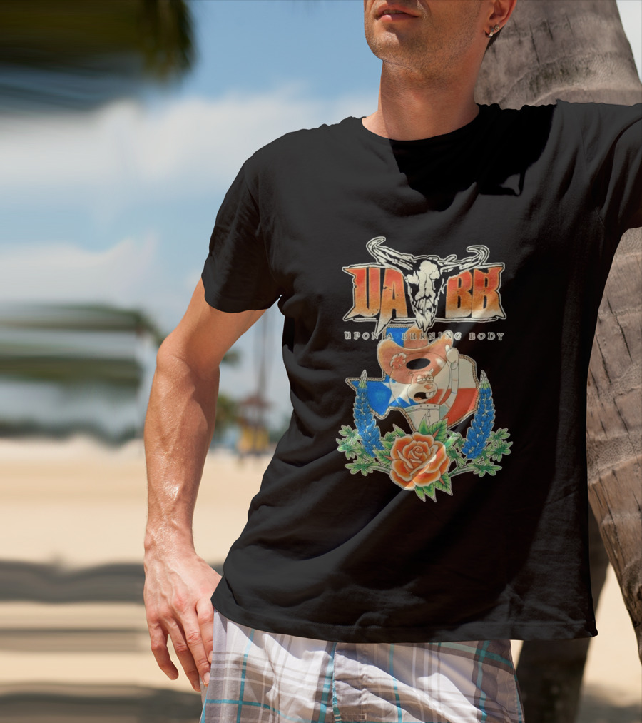 Upon A Burning Body UABB Sandy Texas Flag Animation T-Shirt