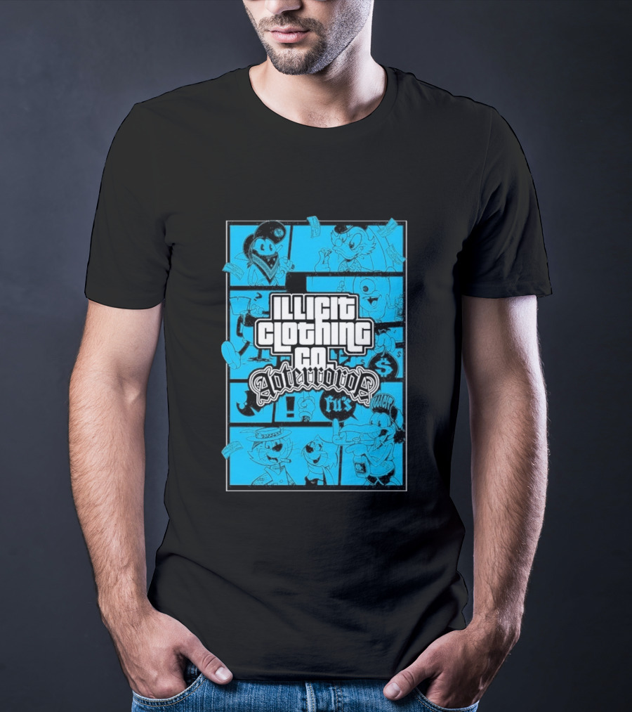 Illicit Clothing Co Afterror FU$ T-Shirt