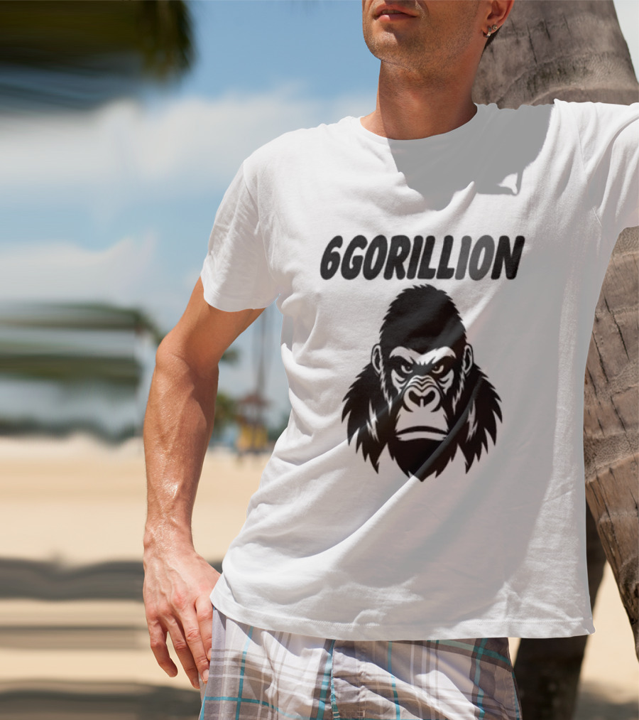 6gorillion Gorilla Face T-Shirt