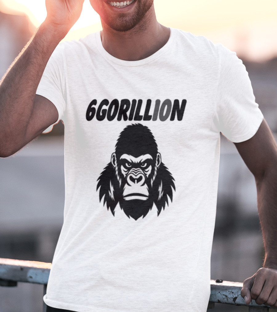 6gorillion Gorilla Face T-Shirt