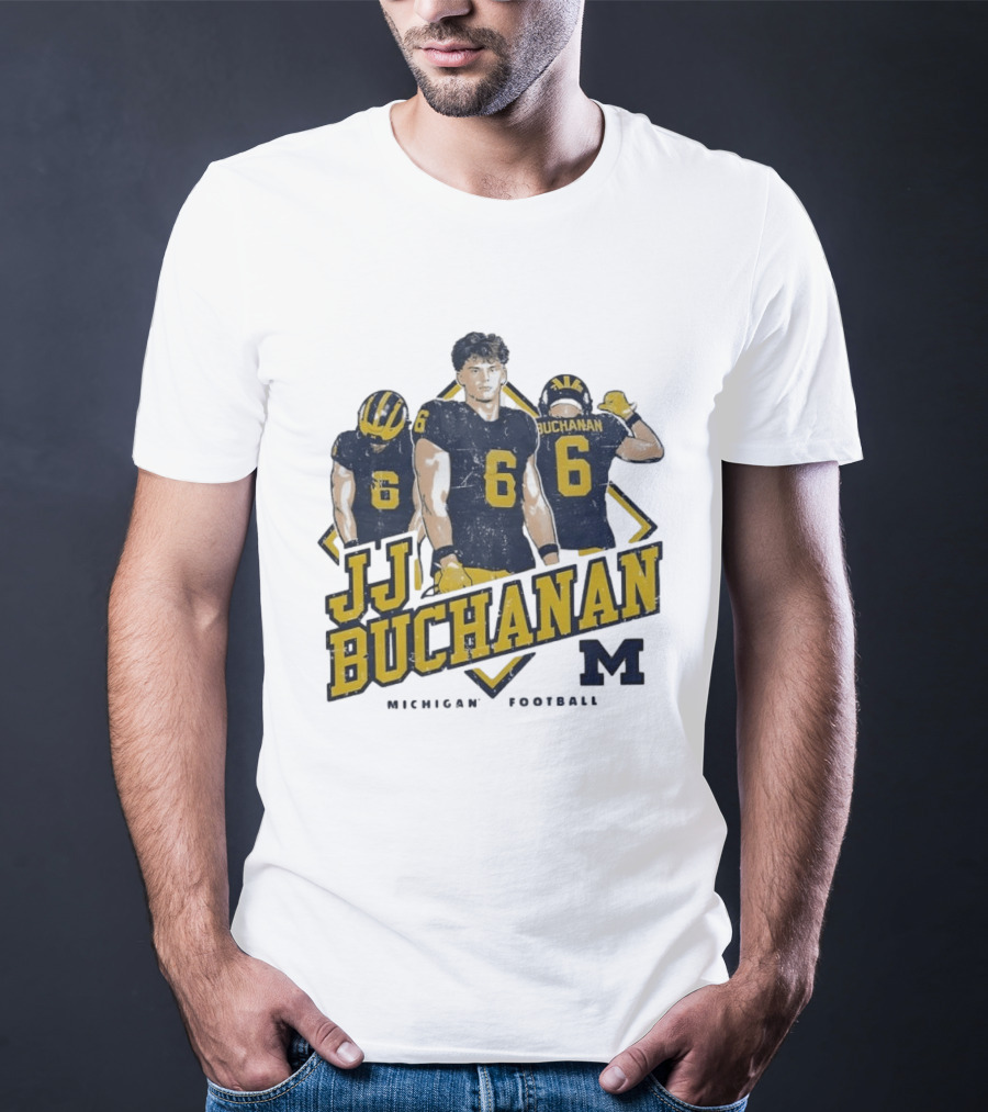 JJ Buchanan 6 Michigan Wolverines Football M T-Shirt