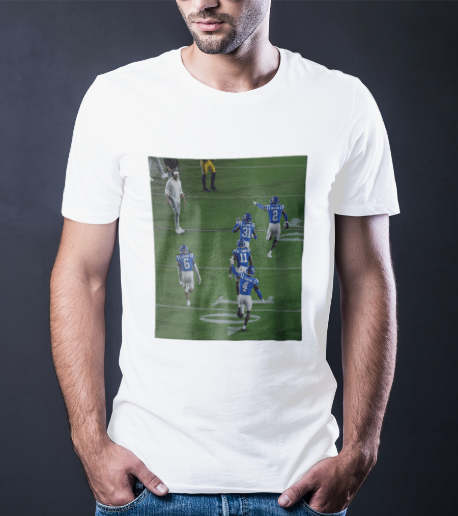 Ole Miss Rebels Aguero Clardy Braxton K Thomas Perkins Football Team Action Scene T-Shirt