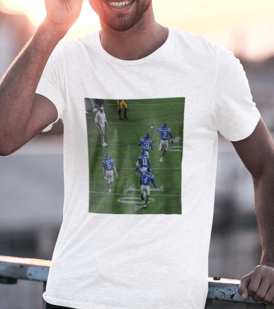 Ole Miss Rebels Aguero Clardy Braxton K Thomas Perkins Football Team Action Scene T-Shirt
