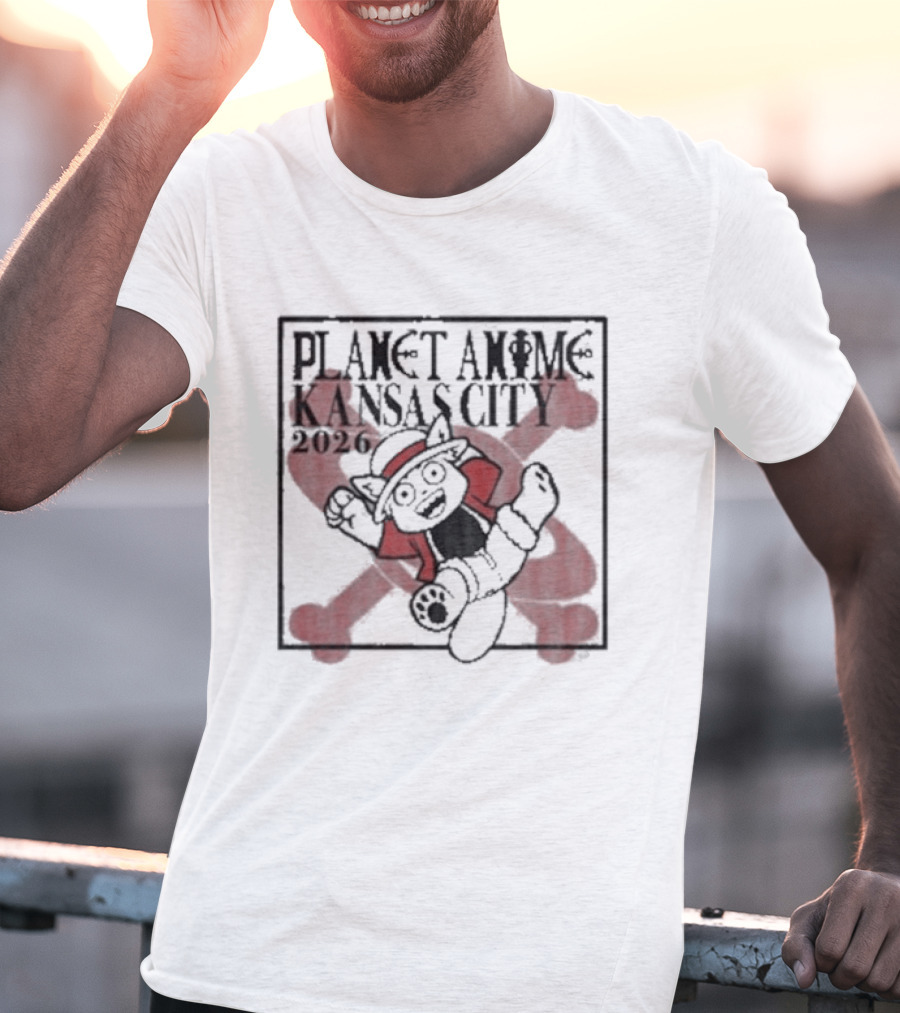 Planet Anime Kansas City 2026 Pirate Panda T-Shirt