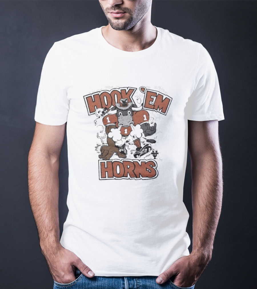 Texas Longhorns Hook Em Horns Longhorn Rush Football Spirit T-Shirt