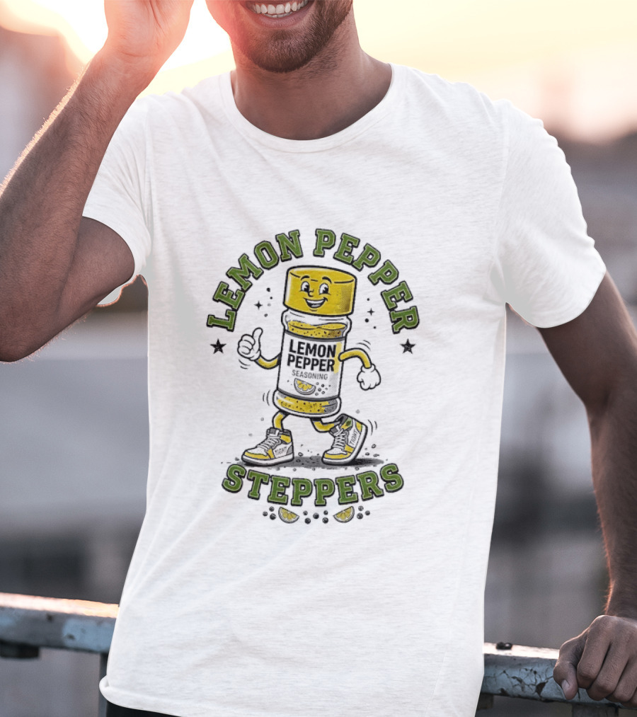 Lemon Pepper Steppers Trick Williams Seasoning Walking Bottle T-Shirt