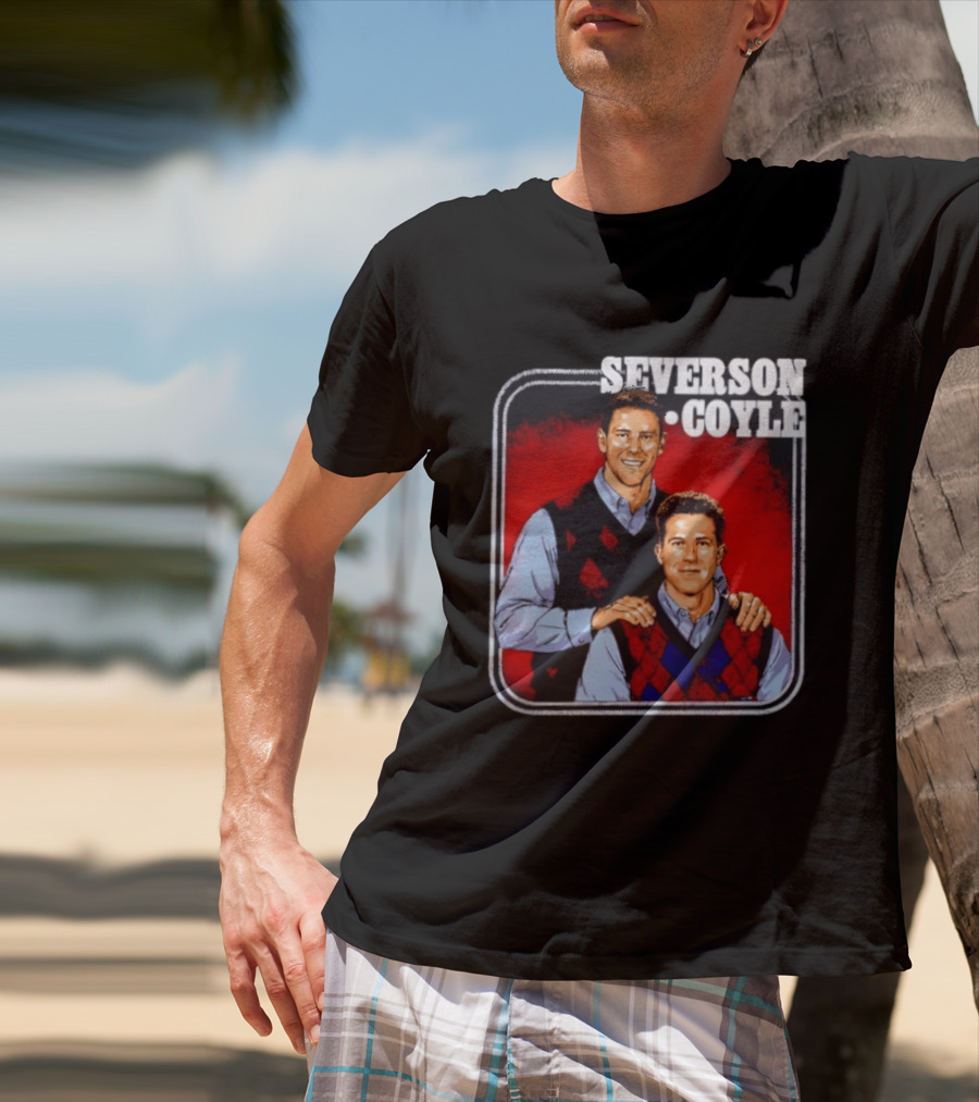 Severson Coyle Columbus Blue Jackets Step Brothers T-Shirt