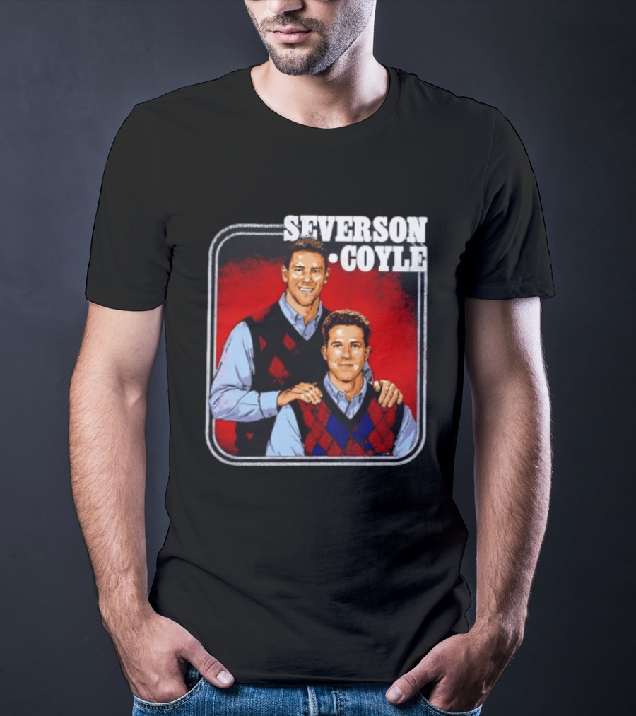 Severson Coyle Columbus Blue Jackets Step Brothers T-Shirt