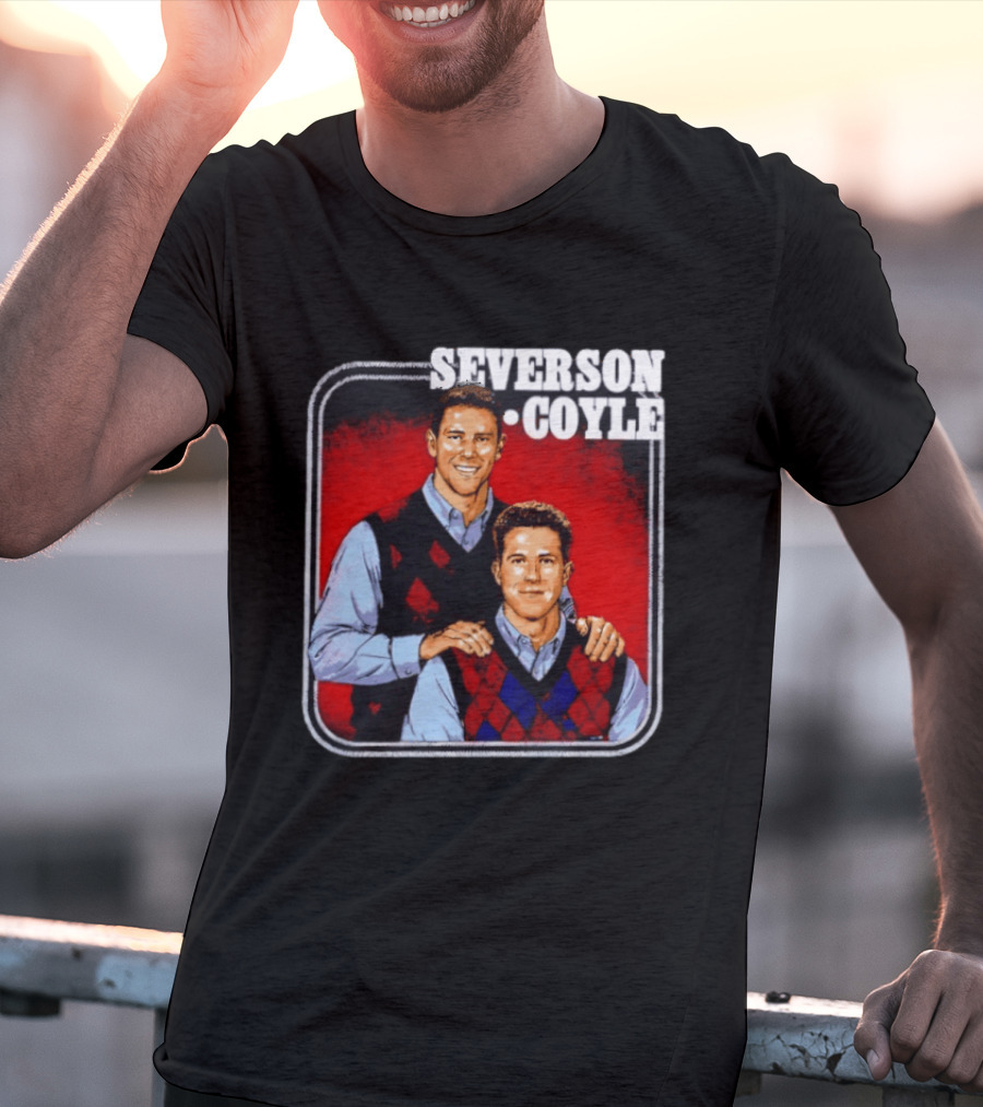 Severson Coyle Columbus Blue Jackets Step Brothers T-Shirt