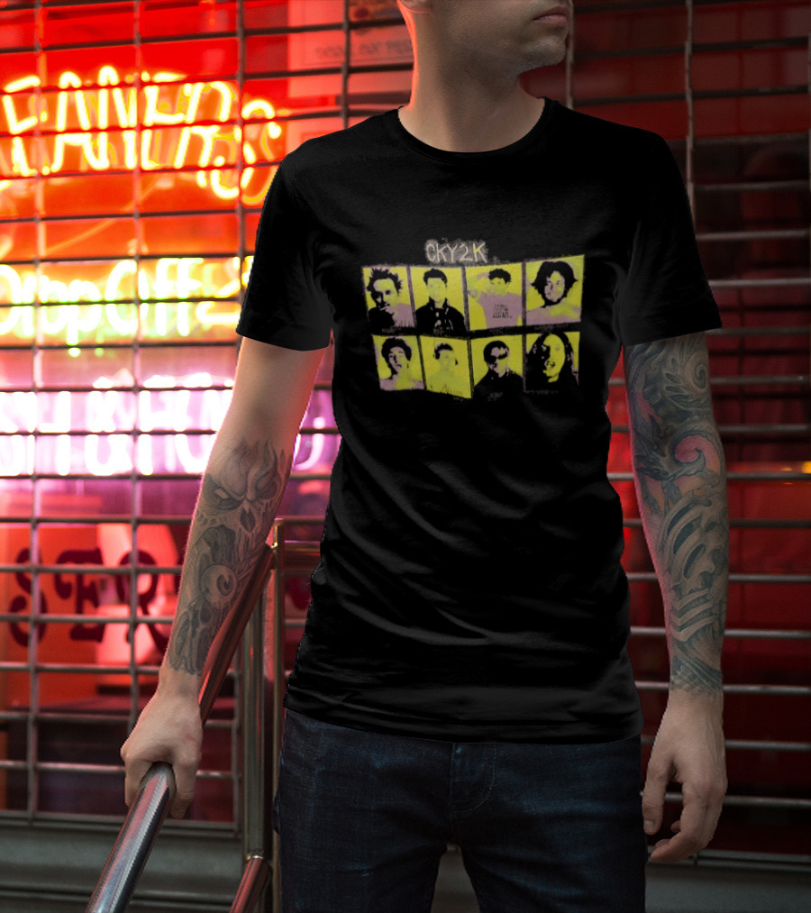 CKY 2K Cast Collage Faces And Names T-Shirt