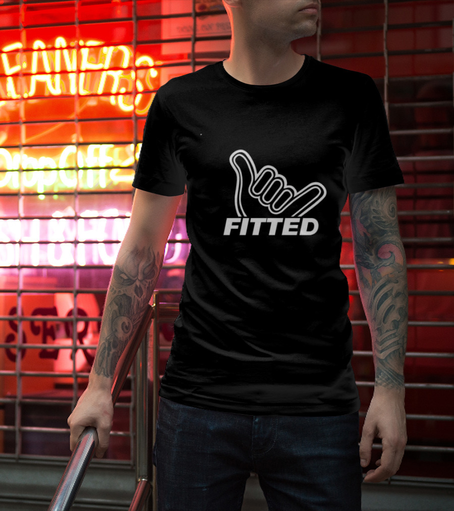 Fitted Hawaii Shaka Hand Fasi Tees T-Shirt