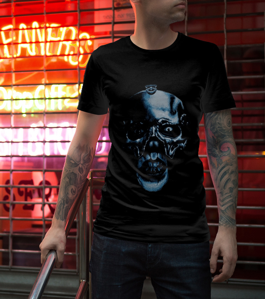 Impericon Ghost Skull Face Creepy Horror Teef T-Shirt