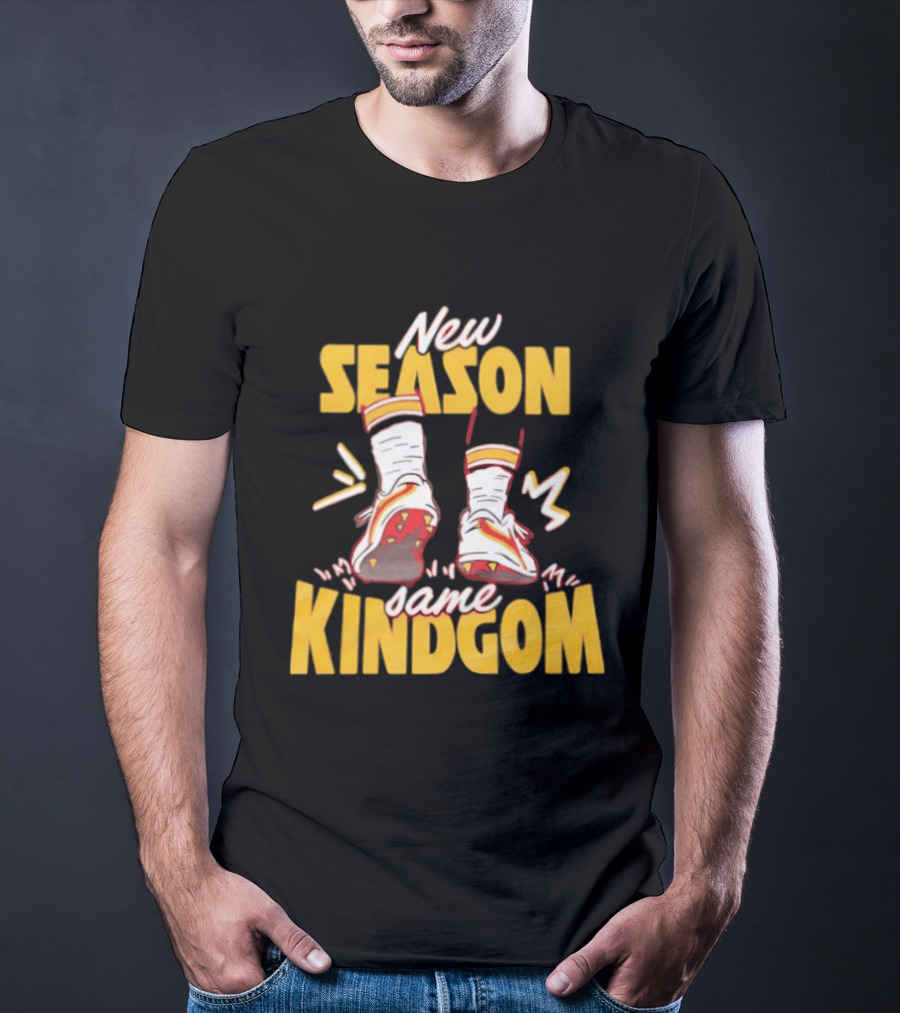 New Season Same Kingdom Kansas City Chiefs Socks And Cleats T-Shirt