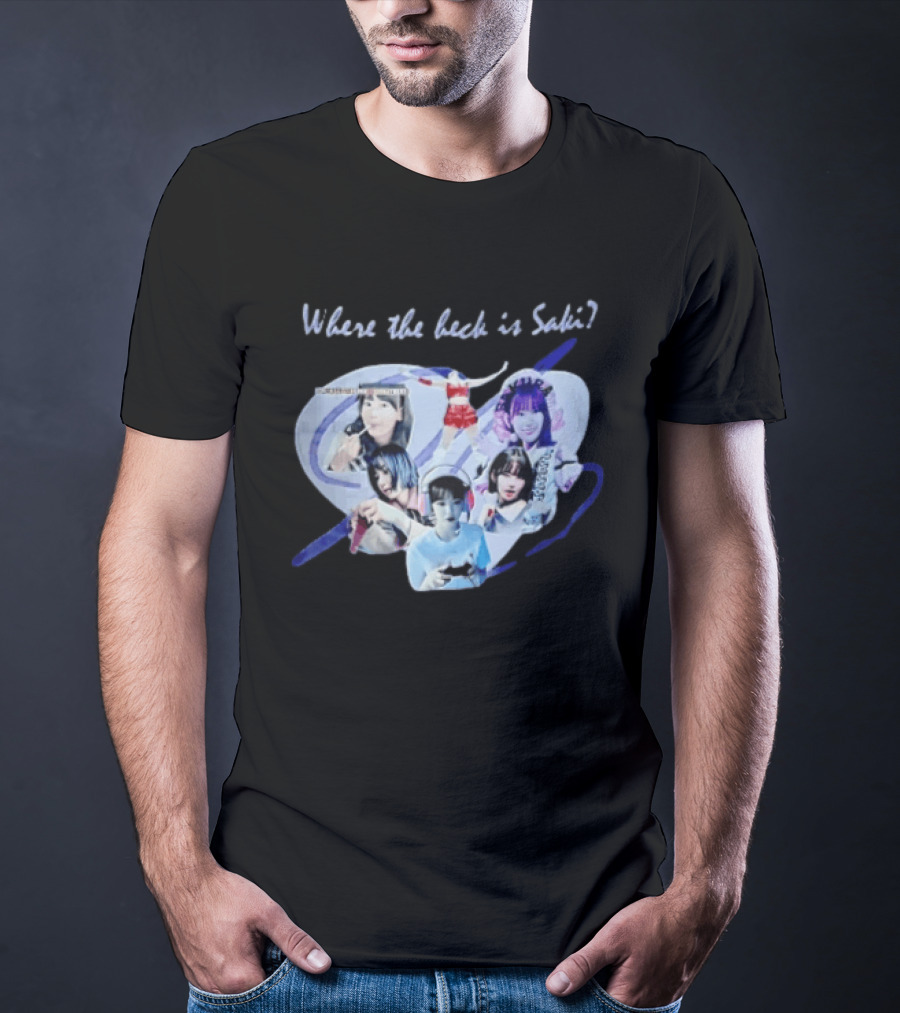 Saki Sakura Where The Heck Is Collage Of Female Idol Photos Miyawaki T-Shirt