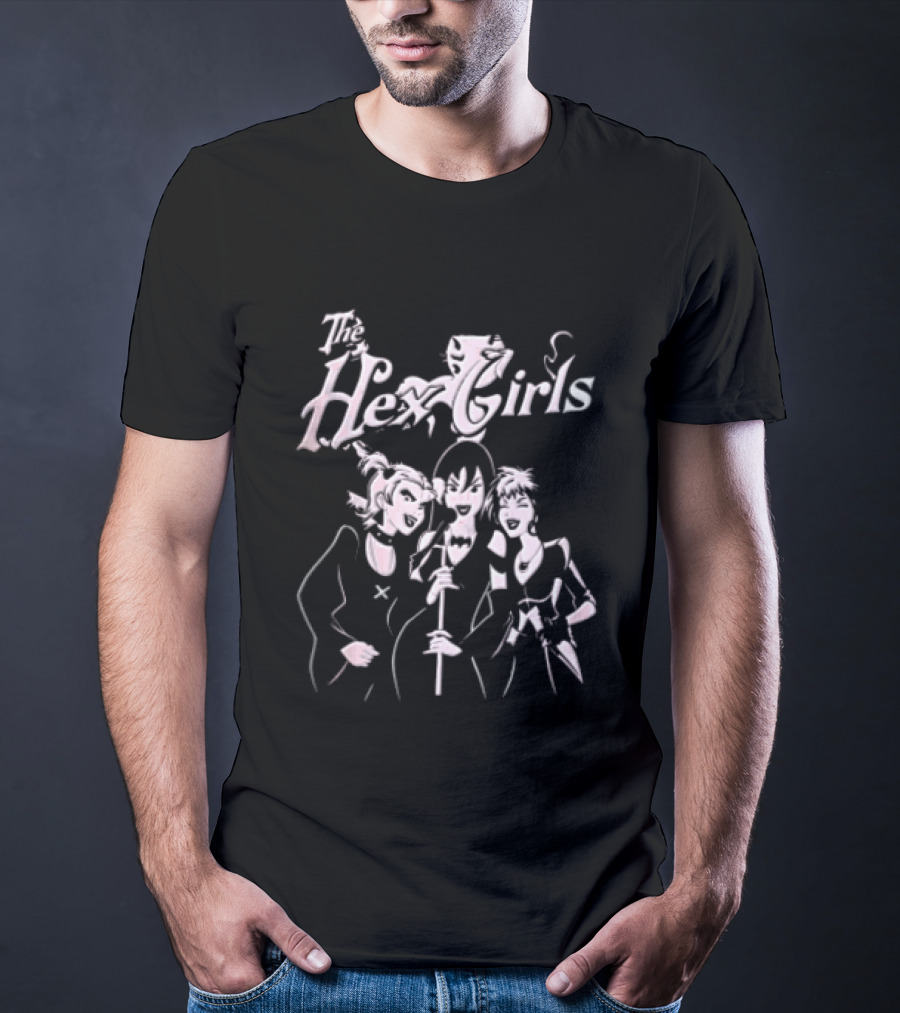 The Hex Girls Three Vocals Scooby Doo Style Cartoon Microphones T-Shirt