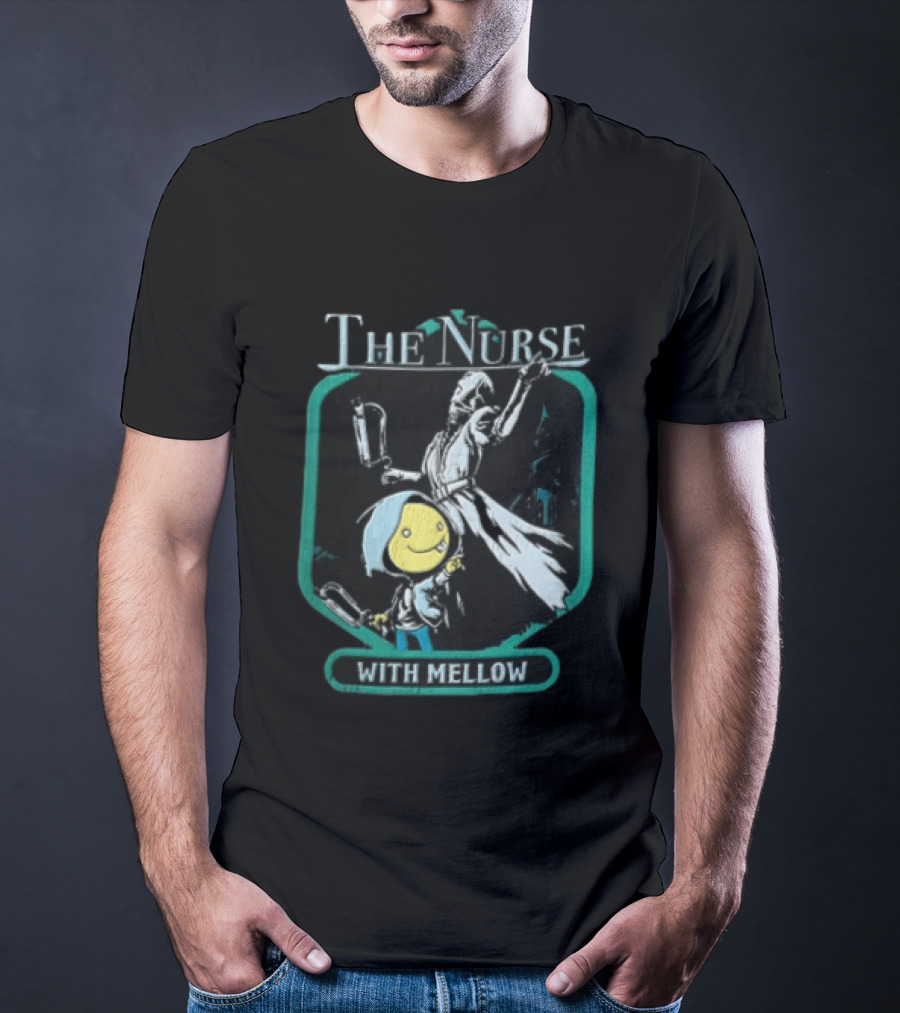 The Nurse With Mellow Holding Syringe Pointing Child T-Shirt