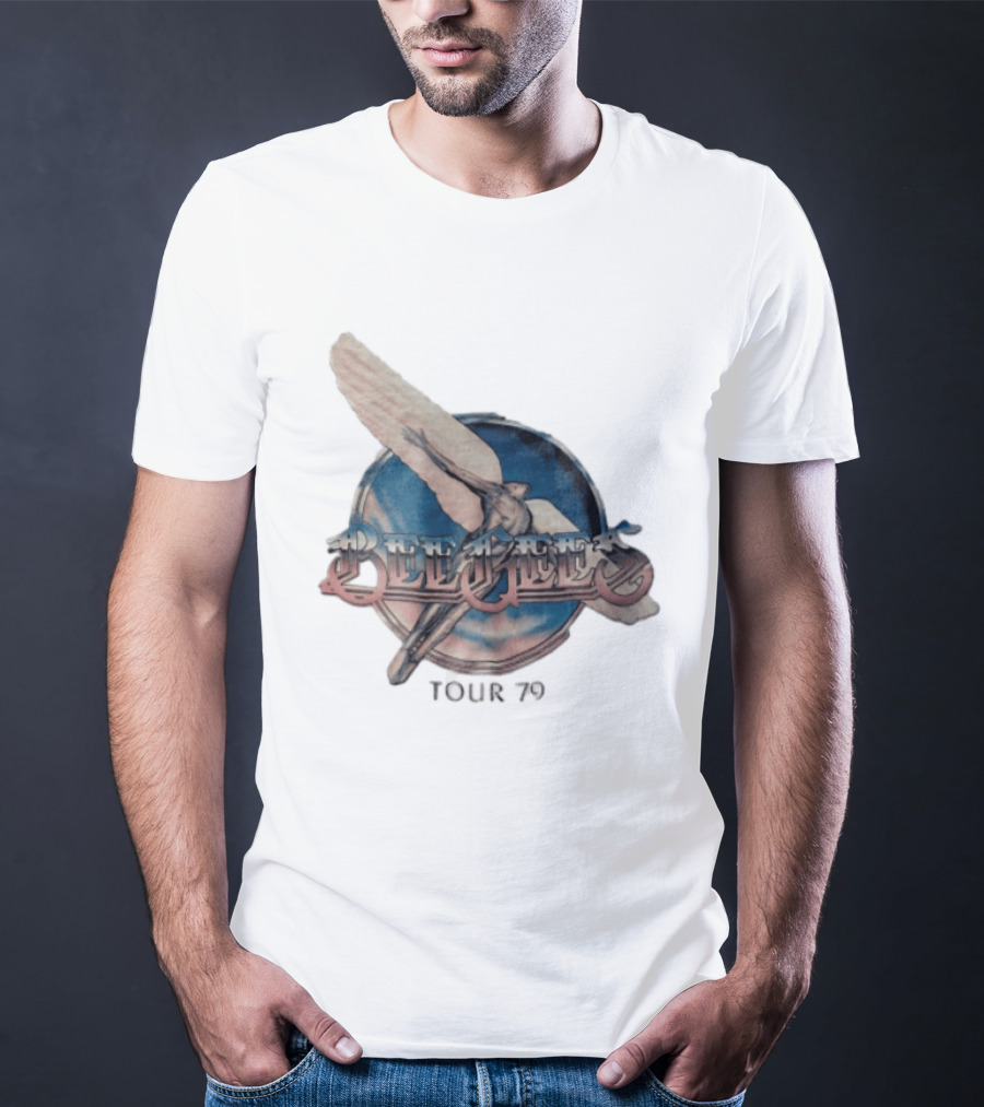 Bee Gees Winged Figure Flying Tour 79 T-Shirt