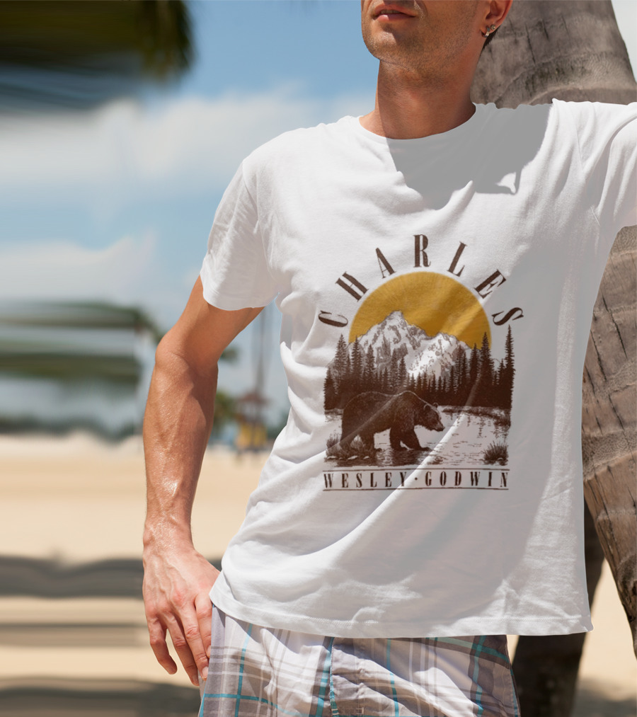 Charles Wesley Godwin Bear Mountain Sunset Forest T-Shirt