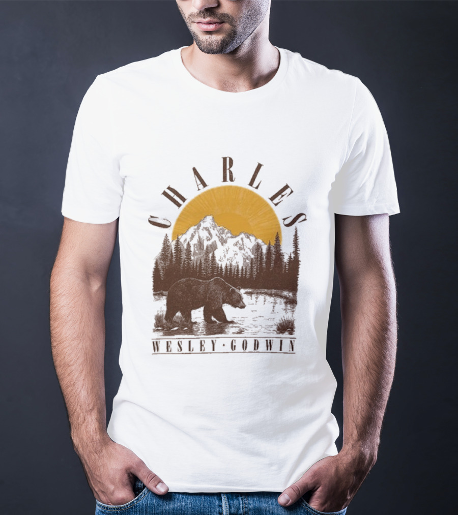 Charles Wesley Godwin Bear Mountain Sunset Forest T-Shirt