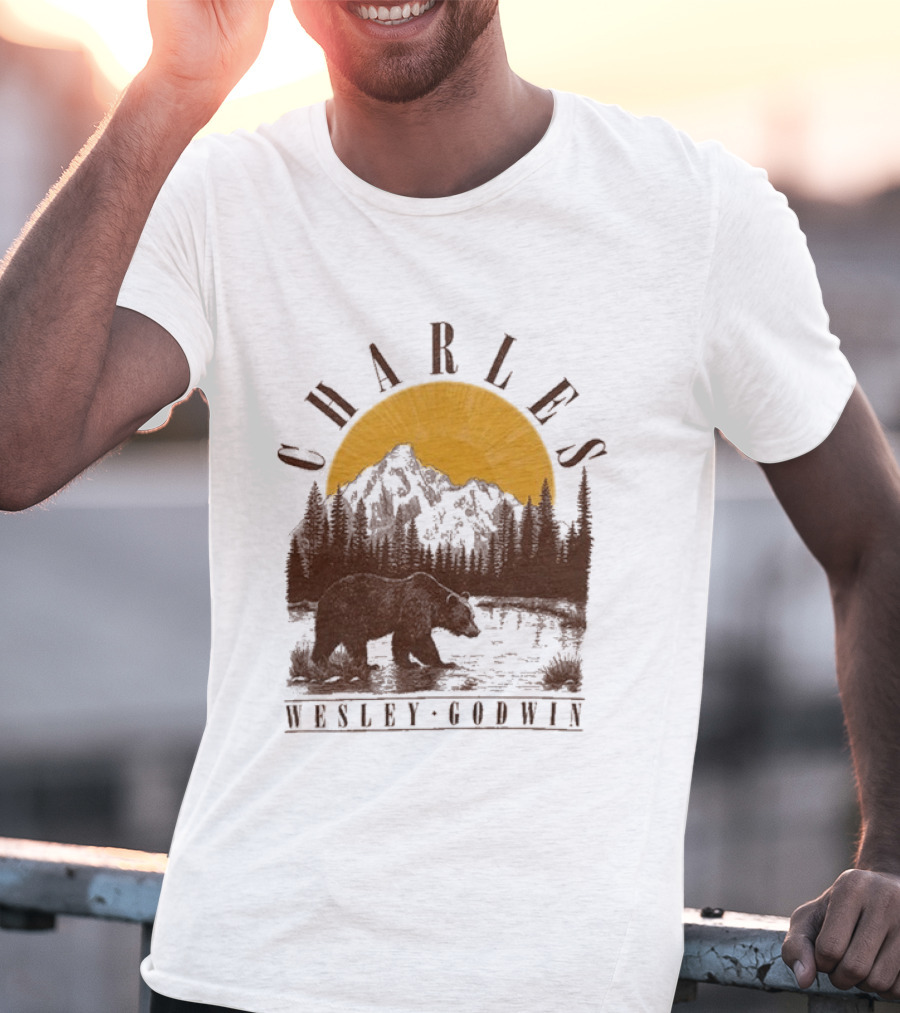 Charles Wesley Godwin Bear Mountain Sunset Forest T-Shirt