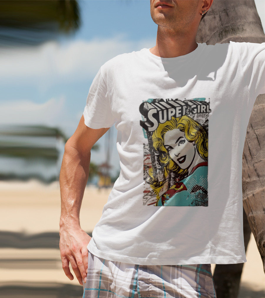 Supergirl DC Comics Blonde Woman Pop T-Shirt
