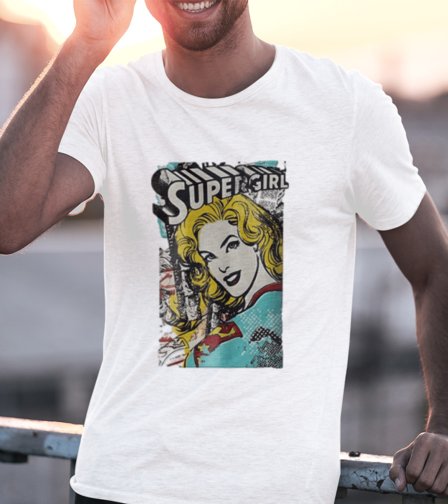 Supergirl DC Comics Blonde Woman Pop T-Shirt