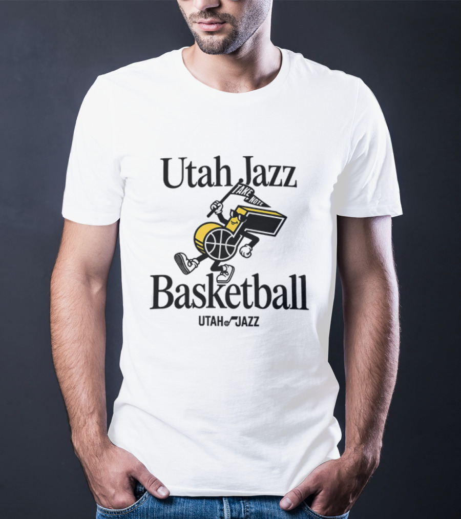 Utah Jazz Take Note Basketball T-Shirt