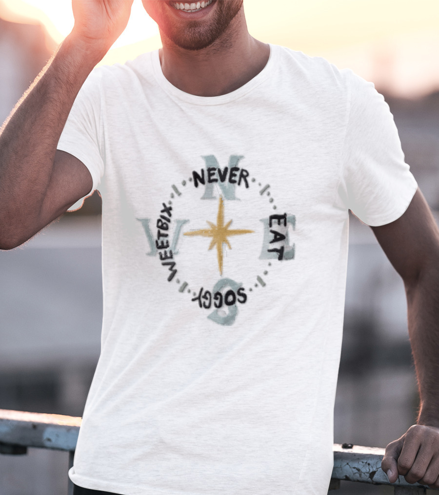 Weetbix Never Eat Soggy Compass Rose North East South West T-Shirt