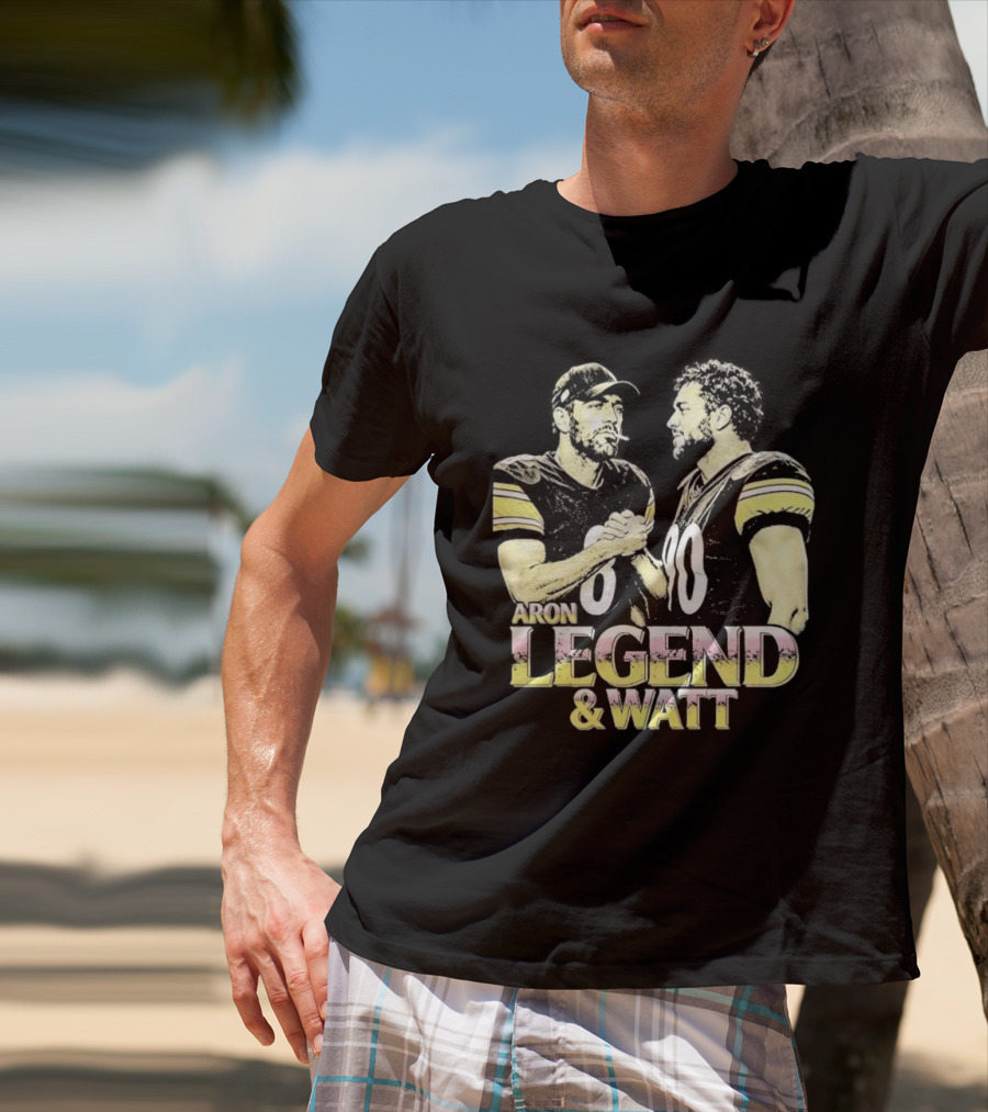 Aron Legend And Watt Steelers Connection T-Shirt