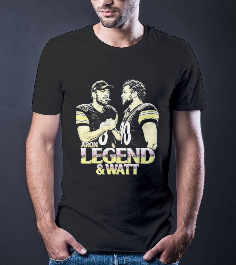 Aron Legend And Watt Steelers Connection T-Shirt