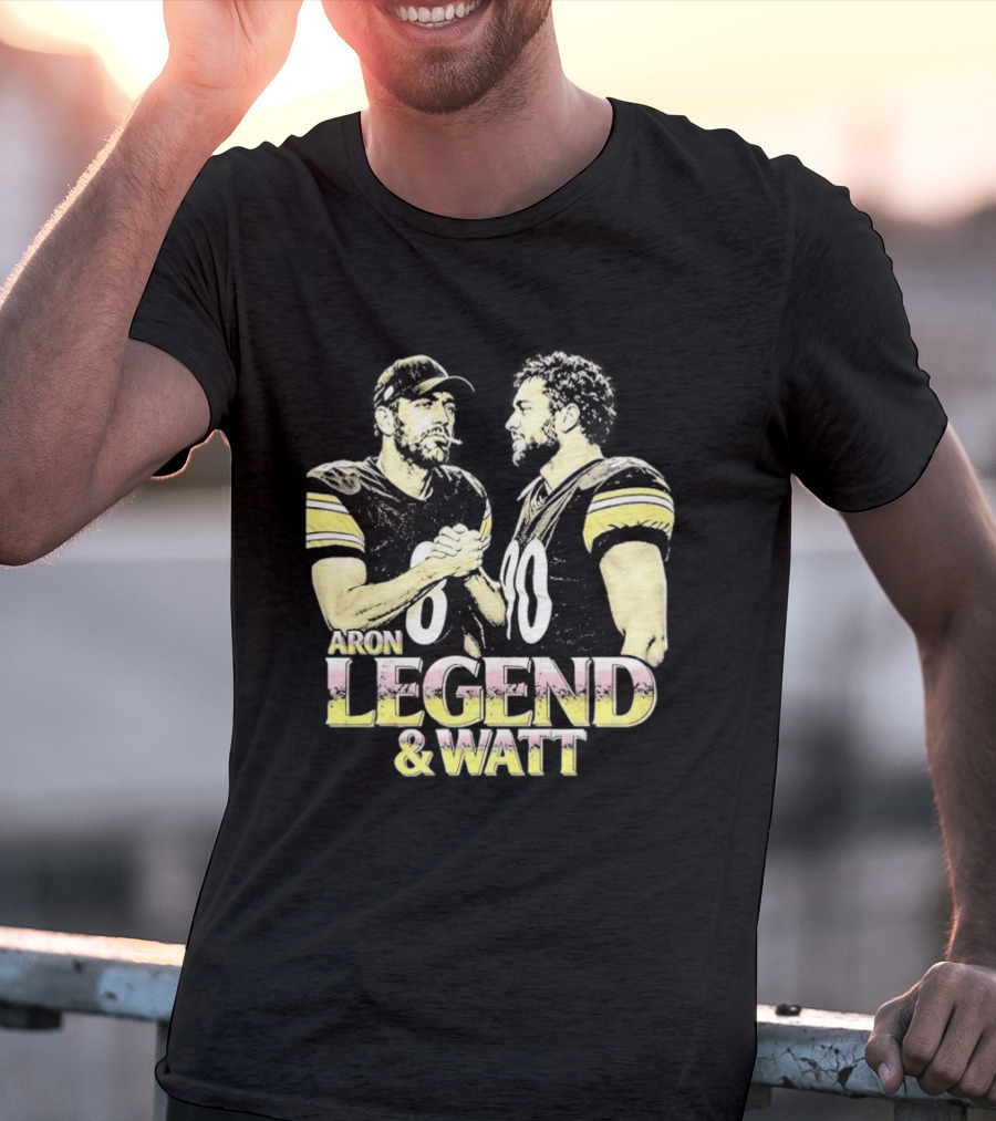 Aron Legend And Watt Steelers Connection T-Shirt