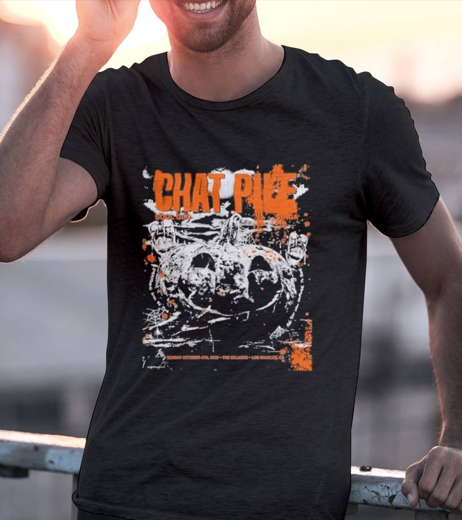 Chat Pile Event October 4 2026 The Belasco Los Angeles CA Sonic Gig T-Shirt