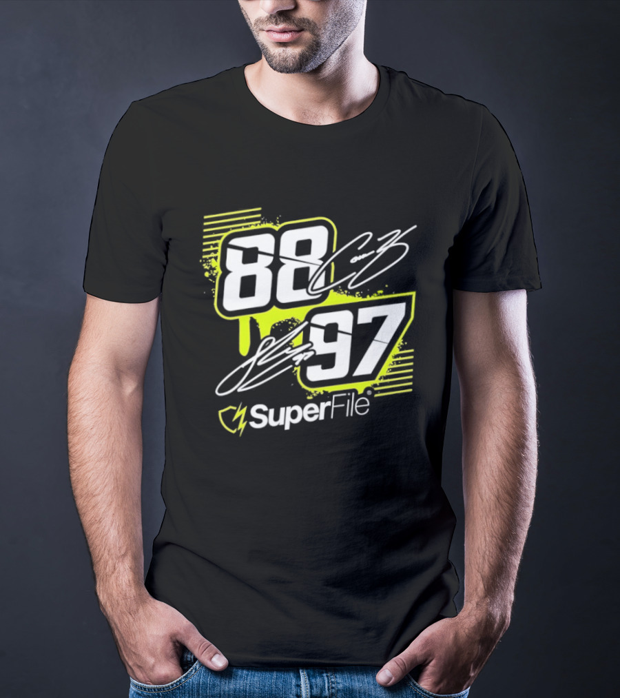 Connor Zilisch 88 Shane Van Gisbergen 97 SuperFile T-Shirt